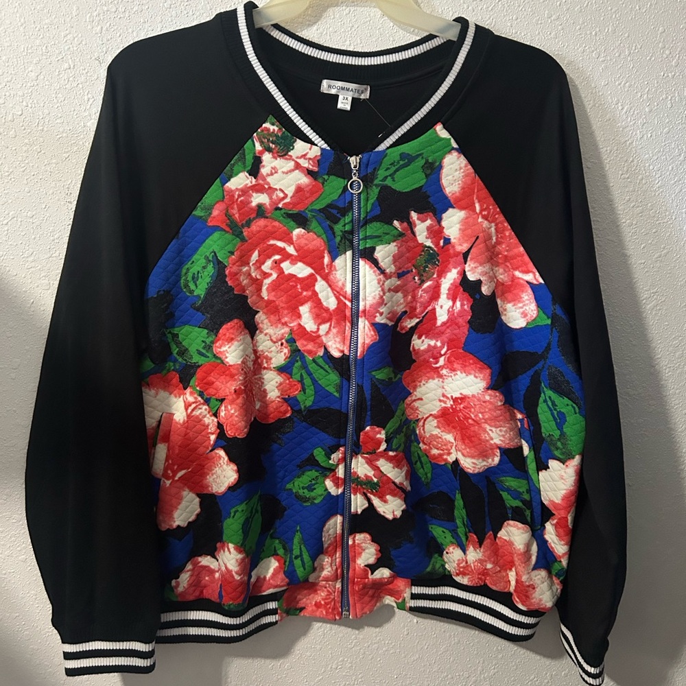 Floral Bomber Jacket Style-like Jacket